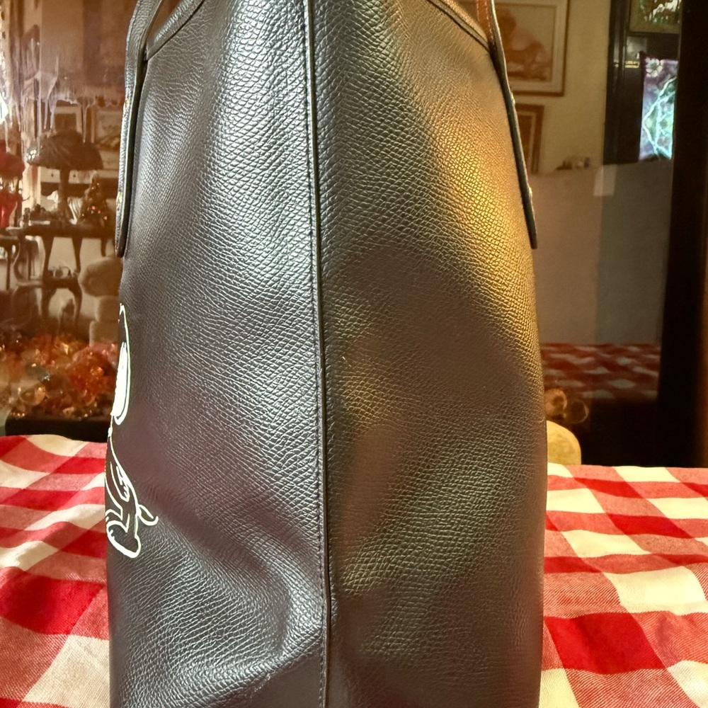 Coach Black Tote with Snoopy Design - Peanuts x Coach - Picture 3 of 16